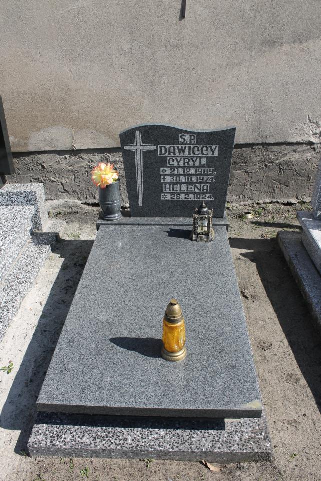 Cyryl Dawicki  1904 Starogard Gdański ś. Mateusza - Grobonet - Wyszukiwarka osób pochowanych