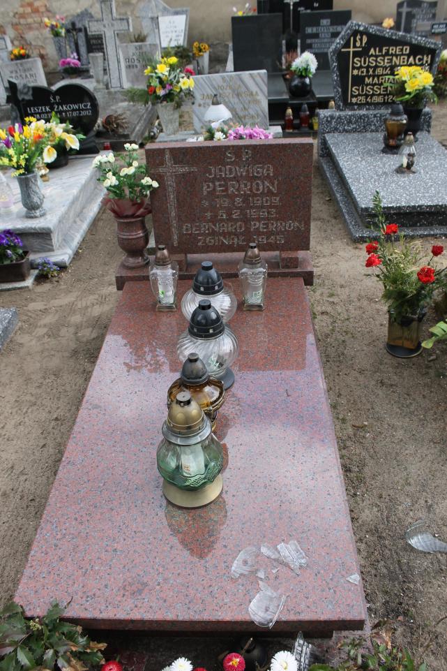 Jadwiga Perron 1909 Starogard Gdański ś. Mateusza - Grobonet - Wyszukiwarka osób pochowanych