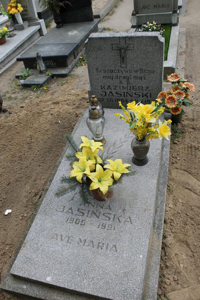 Kazimierz Jasiński 1904 Starogard Gdański ś. Mateusza - Grobonet - Wyszukiwarka osób pochowanych