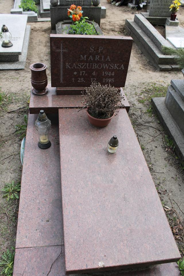 Maria Kaszubowska 1944 Starogard Gdański ś. Mateusza - Grobonet - Wyszukiwarka osób pochowanych