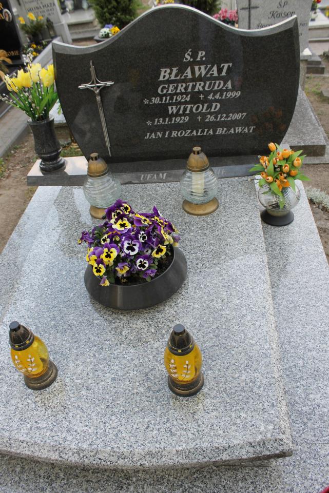 Gertruda Bławat 1924 Starogard Gdański ś. Mateusza - Grobonet - Wyszukiwarka osób pochowanych