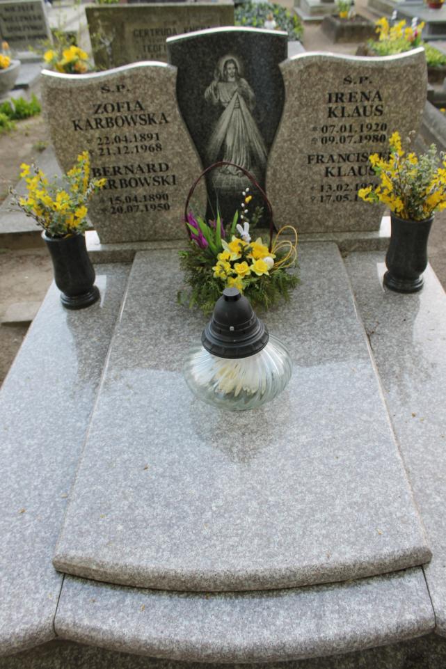 Zofia Karbowska 1891 Starogard Gdański ś. Mateusza - Grobonet - Wyszukiwarka osób pochowanych