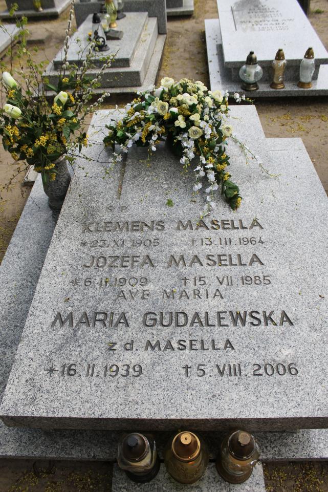 Józefa Masella 1909 Starogard Gdański ś. Mateusza - Grobonet - Wyszukiwarka osób pochowanych