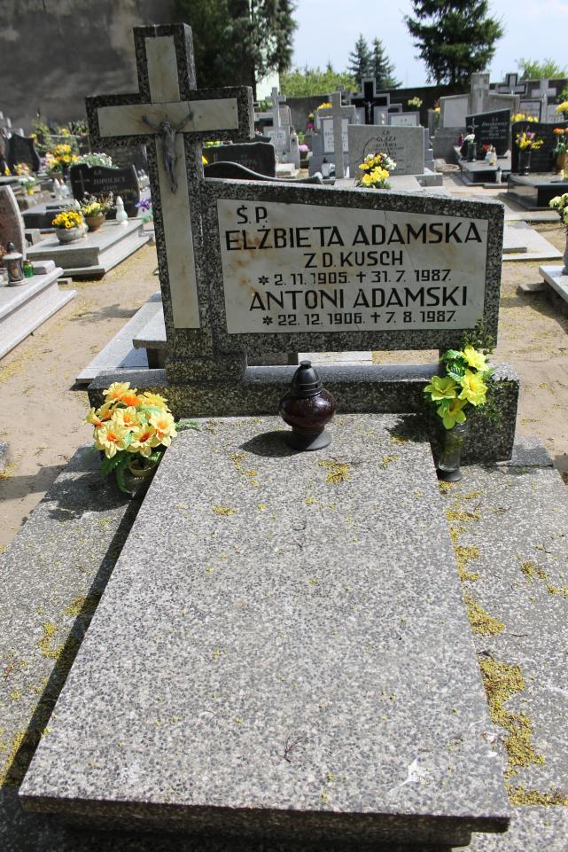 Antoni Adamski 1906 Starogard Gdański ś. Mateusza - Grobonet - Wyszukiwarka osób pochowanych