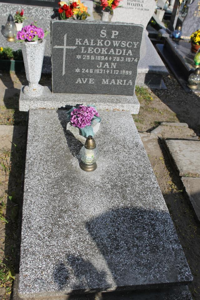 Leokadia Kalkowska 1894 Starogard Gdański ś. Mateusza - Grobonet - Wyszukiwarka osób pochowanych