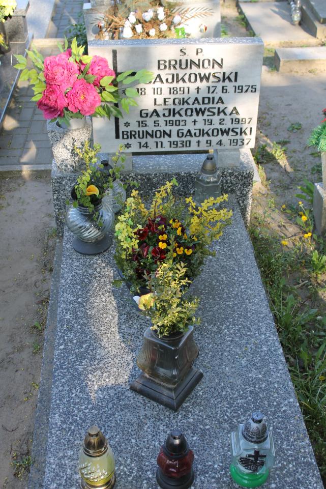 Brunon Gajewski 1930 Starogard Gdański ś. Mateusza - Grobonet - Wyszukiwarka osób pochowanych