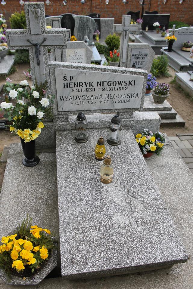 Henryk Negowski 1930 Starogard Gdański ś. Mateusza - Grobonet - Wyszukiwarka osób pochowanych