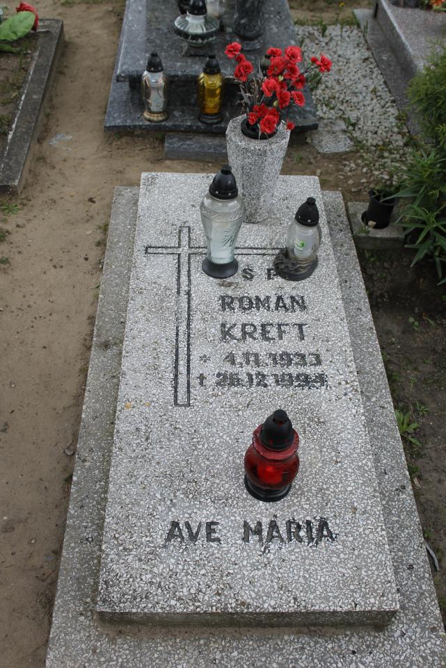 Roman Kreft 1933 Starogard Gdański ś. Mateusza - Grobonet - Wyszukiwarka osób pochowanych