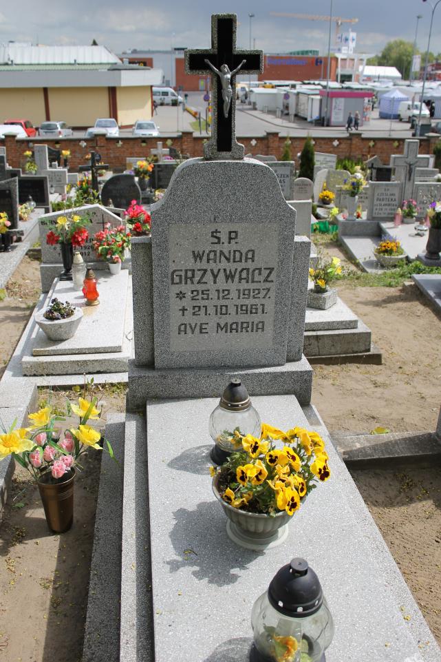 Wanda Grzywacz 1927 Starogard Gdański ś. Mateusza - Grobonet - Wyszukiwarka osób pochowanych