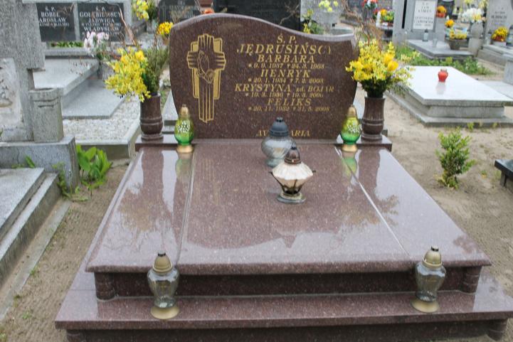 Henryk Jędrusiński 1934 Starogard Gdański ś. Mateusza - Grobonet - Wyszukiwarka osób pochowanych