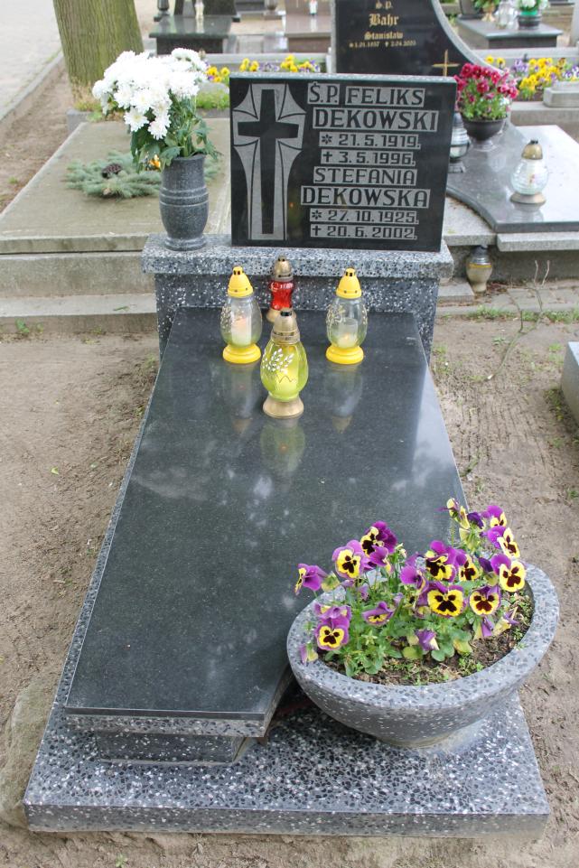 Feliks Dekowski 1919 Starogard Gdański ś. Mateusza - Grobonet - Wyszukiwarka osób pochowanych