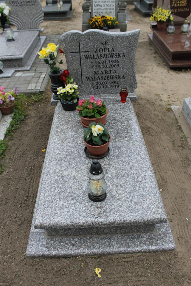 Marta Wałaszewska 1892 Starogard Gdański ś. Mateusza - Grobonet - Wyszukiwarka osób pochowanych