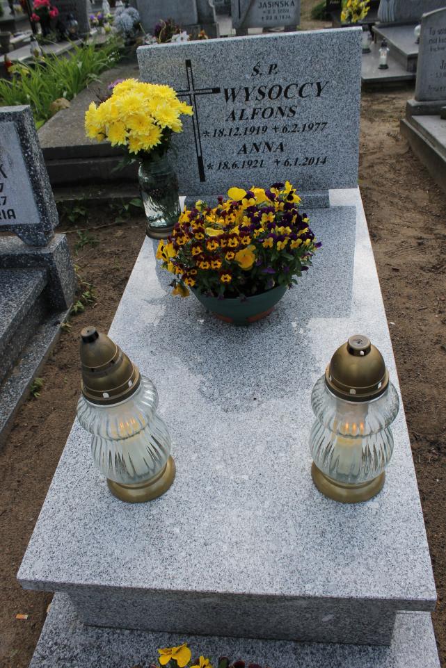 Alfons Wysocki 1919 Starogard Gdański ś. Mateusza - Grobonet - Wyszukiwarka osób pochowanych