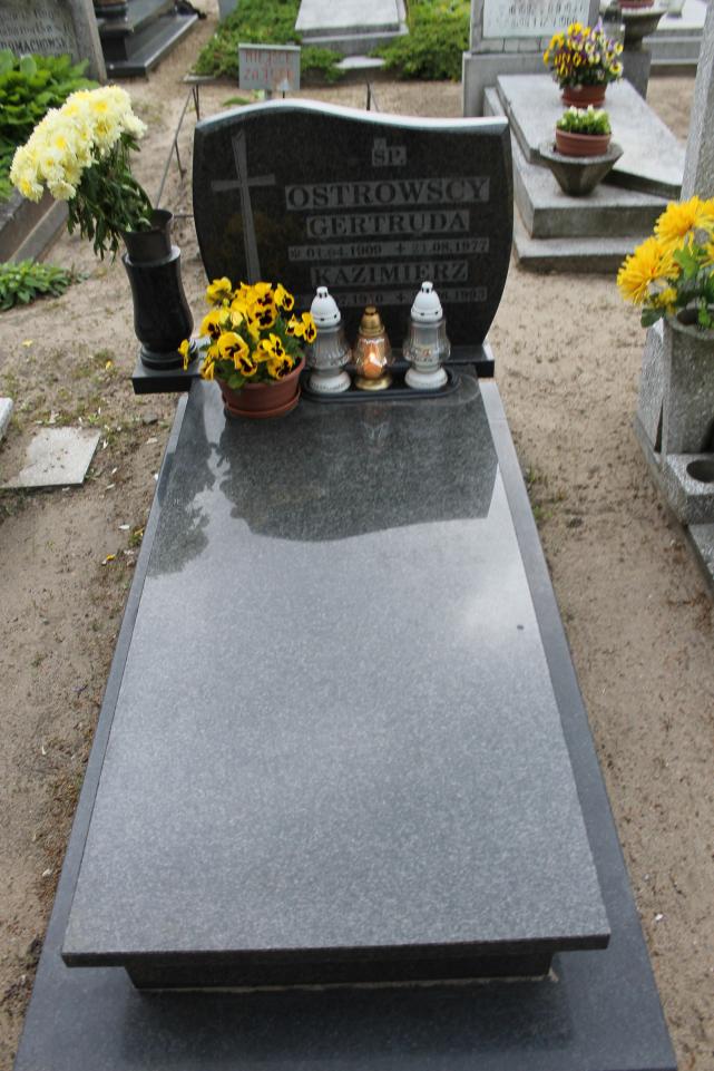 Gertruda Ostrowska 1909 Starogard Gdański ś. Mateusza - Grobonet - Wyszukiwarka osób pochowanych