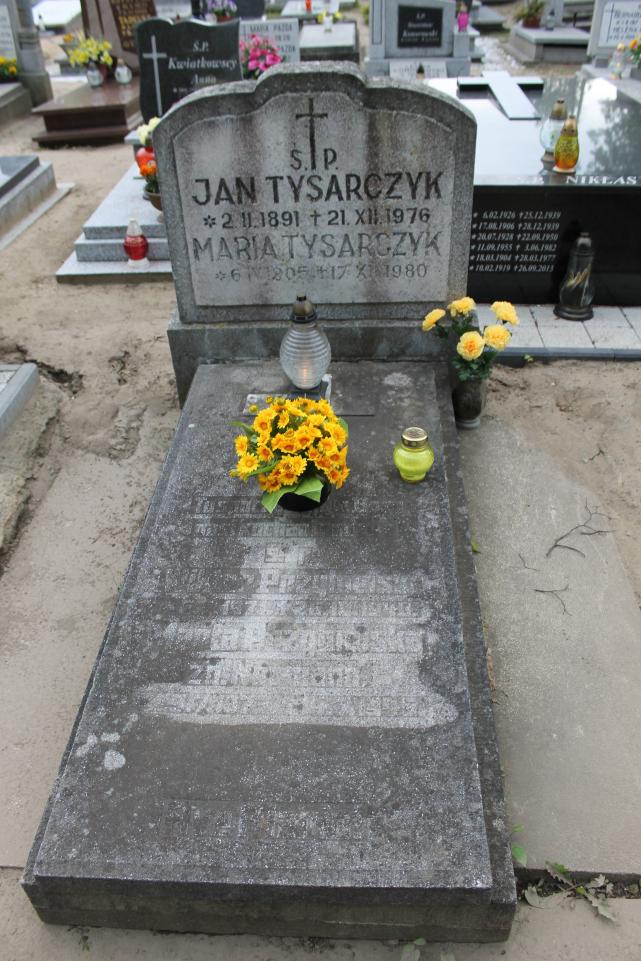 Jan Tysarczyk 1981 Starogard Gdański ś. Mateusza - Grobonet - Wyszukiwarka osób pochowanych