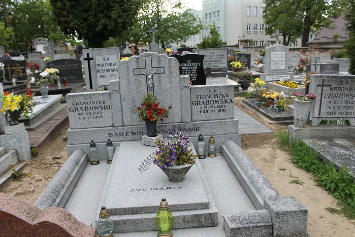 Franciszek Grabowski 1902 Starogard Gdański ś. Mateusza - Grobonet - Wyszukiwarka osób pochowanych