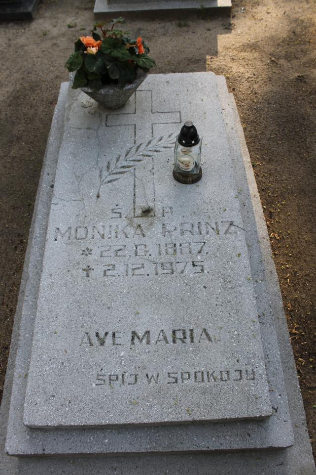 Monika Prinz 1887 Starogard Gdański ś. Mateusza - Grobonet - Wyszukiwarka osób pochowanych