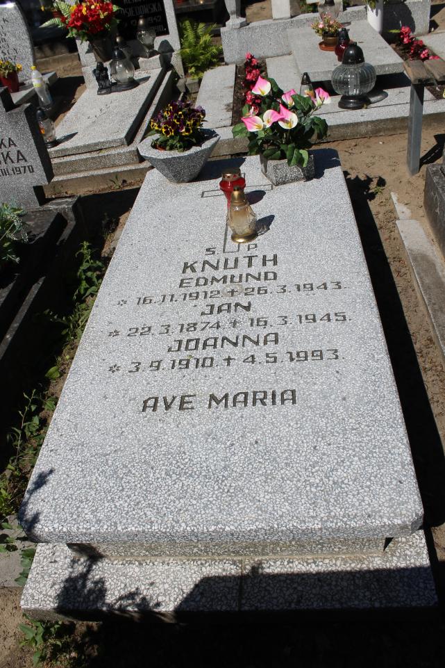 Edmund Knuth 1912 Starogard Gdański ś. Mateusza - Grobonet - Wyszukiwarka osób pochowanych