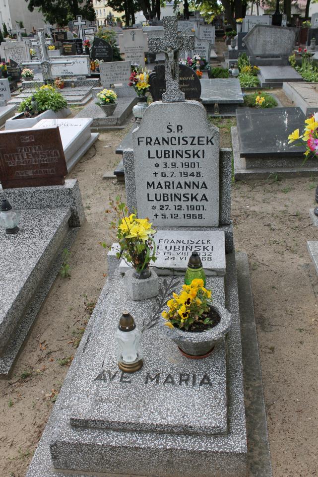 Marianna Lubińska 1901 Starogard Gdański ś. Mateusza - Grobonet - Wyszukiwarka osób pochowanych