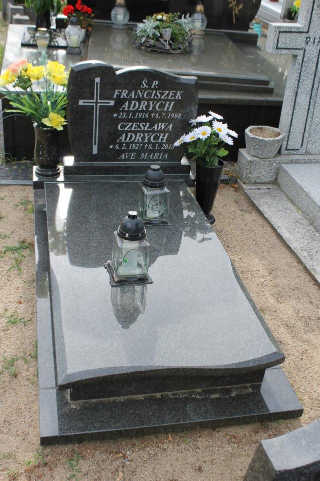 Czesława Andrych 1927 Starogard Gdański ś. Mateusza - Grobonet - Wyszukiwarka osób pochowanych