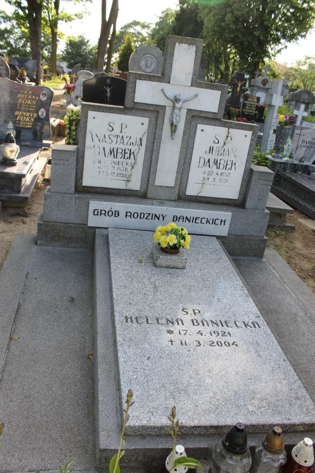 Anastazja Dambek 1870 Starogard Gdański ś. Mateusza - Grobonet - Wyszukiwarka osób pochowanych