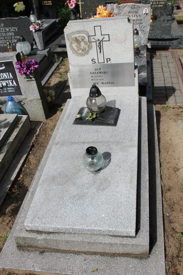 Jan Galewski 1909 Starogard Gdański ś. Mateusza - Grobonet - Wyszukiwarka osób pochowanych