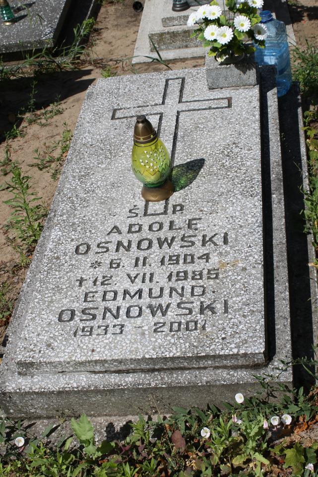 Adolf Osnowski 1904 Starogard Gdański ś. Mateusza - Grobonet - Wyszukiwarka osób pochowanych