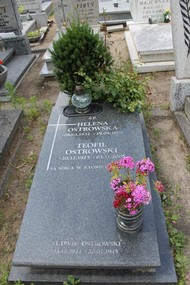 Teofil Ostrowski 1925 Starogard Gdański ś. Mateusza - Grobonet - Wyszukiwarka osób pochowanych