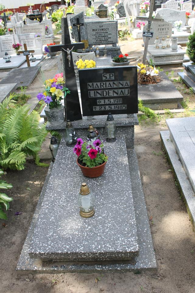 Marianna Lindenau 1911 Starogard Gdański ś. Mateusza - Grobonet - Wyszukiwarka osób pochowanych
