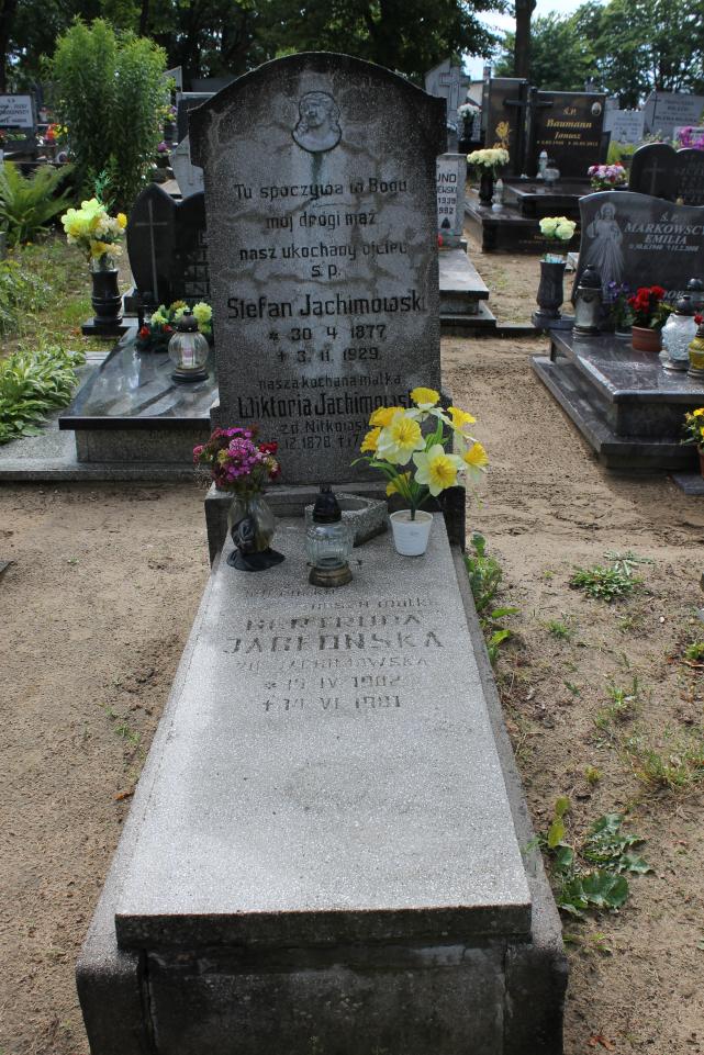 Wiktoria Jachimowska 1878 Starogard Gdański ś. Mateusza - Grobonet - Wyszukiwarka osób pochowanych
