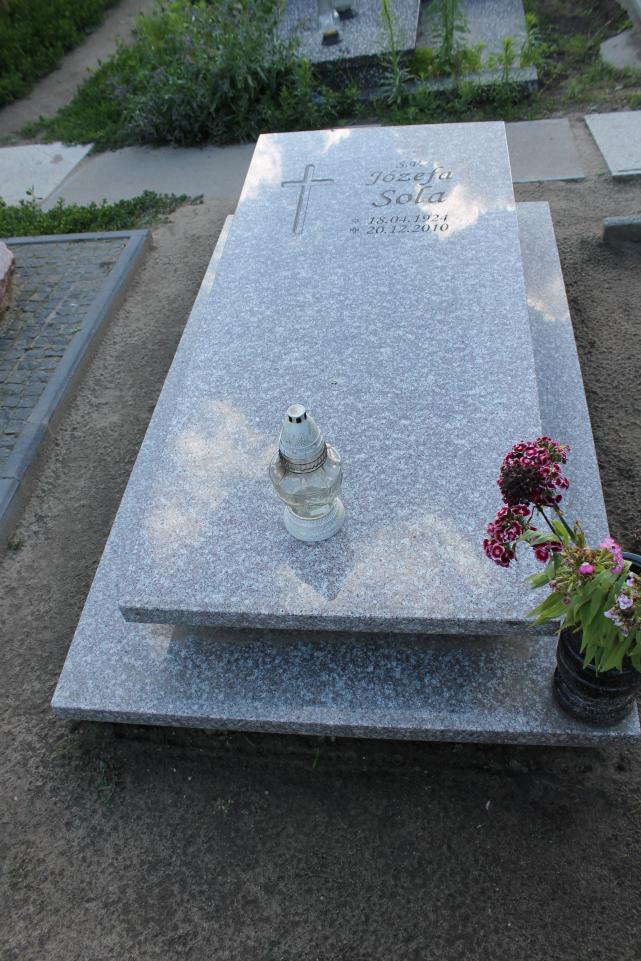 Józefa Sola 1924 Starogard Gdański ś. Mateusza - Grobonet - Wyszukiwarka osób pochowanych