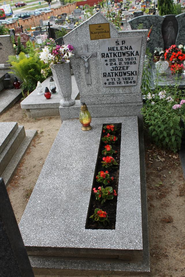 Józef Ratkowski 1897 Starogard Gdański ś. Mateusza - Grobonet - Wyszukiwarka osób pochowanych