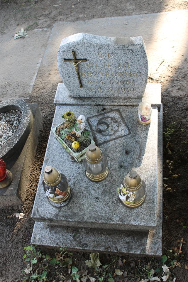 Alicja Krzykowska 1981 Starogard Gdański ś. Mateusza - Grobonet - Wyszukiwarka osób pochowanych