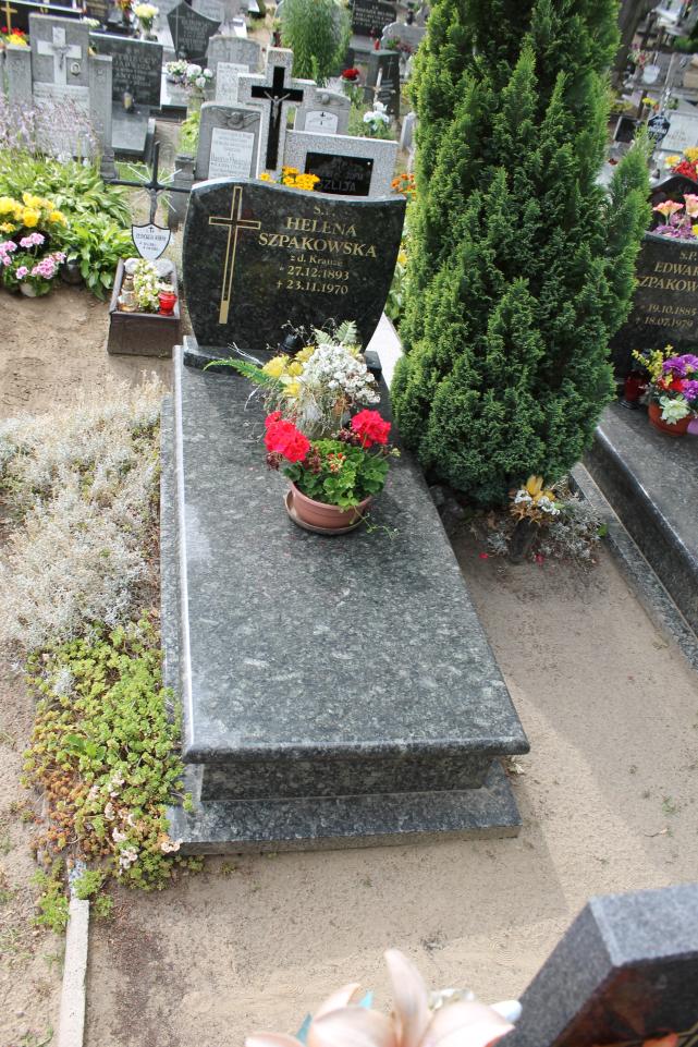 Helena Szpakowska 1893 Starogard Gdański ś. Mateusza - Grobonet - Wyszukiwarka osób pochowanych