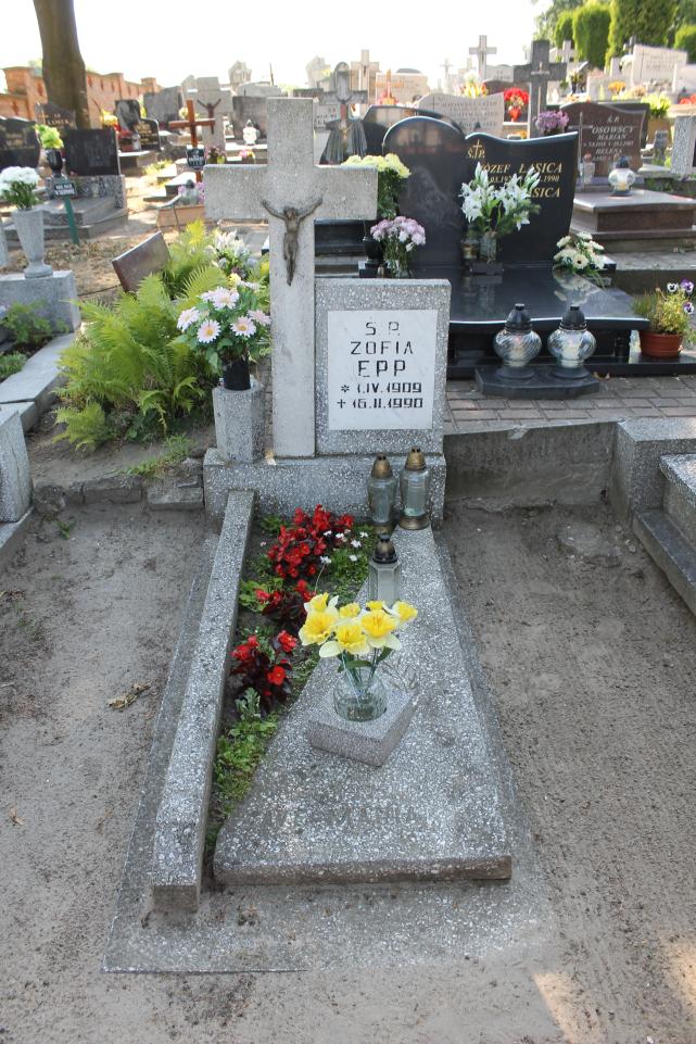 Zofia Epp 1909 Starogard Gdański ś. Mateusza - Grobonet - Wyszukiwarka osób pochowanych