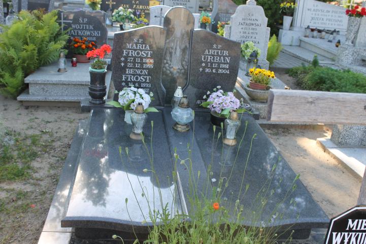 Maria Frost 1906 Starogard Gdański ś. Mateusza - Grobonet - Wyszukiwarka osób pochowanych