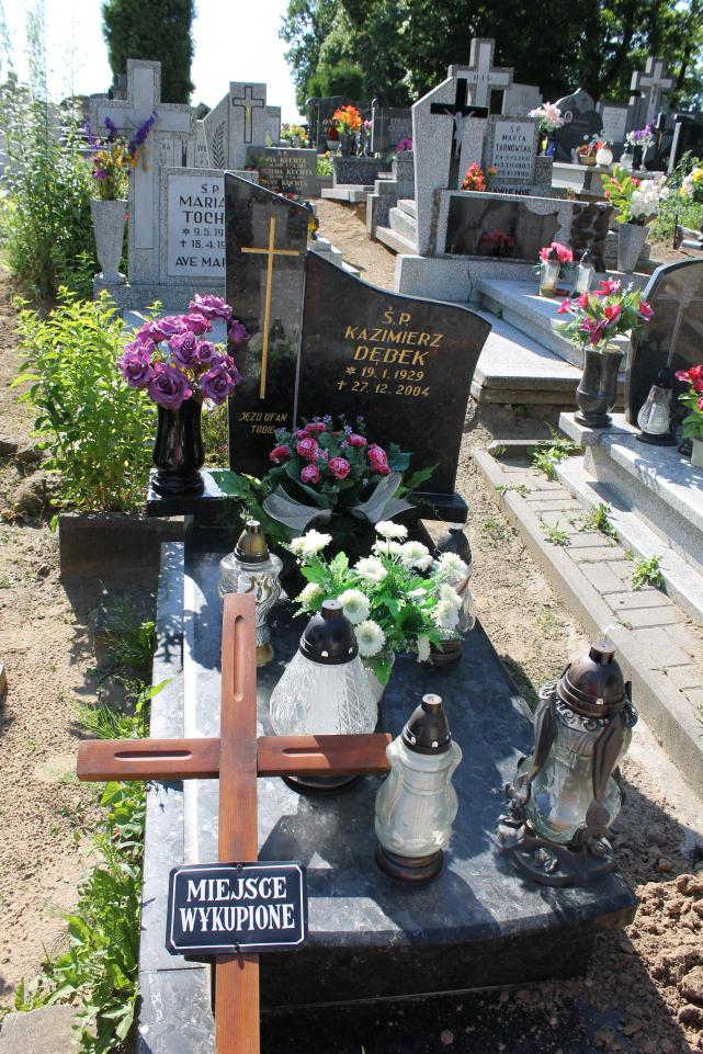 Kazimierz Dębek 1929 Starogard Gdański ś. Mateusza - Grobonet - Wyszukiwarka osób pochowanych